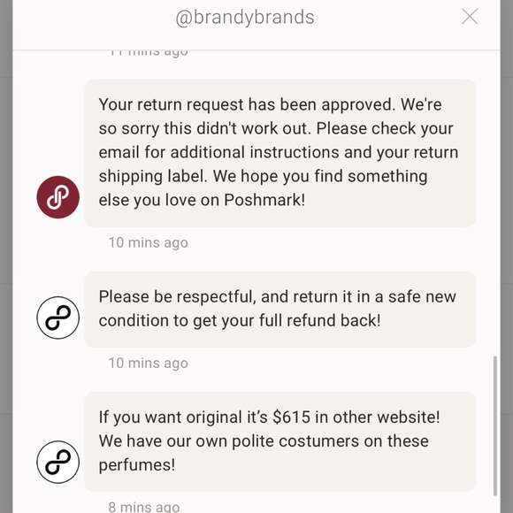 Scammer @Brandybrands - Picture 2 of 4